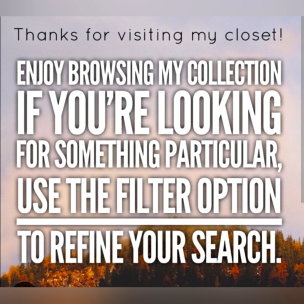USE THE FILTER ICON TOP RIGHT TO SHOP THE CLOSET